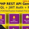 Automatic PHP REST API Generator + Postman Docs from MySQL Database With JWT Token Authentication