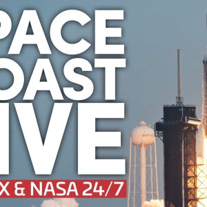 Space Coast Live: 24/7 Views of NASA, SpaceX Falcon 9 Operations, and Starship Pad Construction