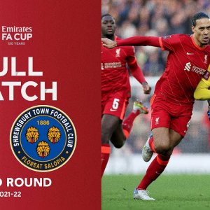 FULL MATCH  | Liverpool v Shrewsbury Town | Emirates FA Cup Third Round 2021-22