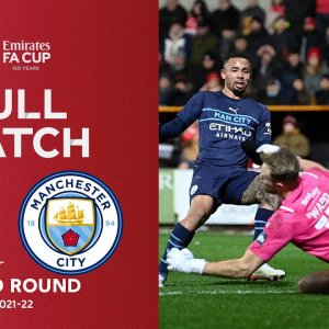 FULL MATCH | Swindon Town v Manchester City | Emirates FA Cup Third Round 2021-22