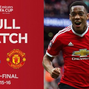 FULL MATCH | Anthony Martial Becomes United's LATE Hero! | Emirates FA Cup Semi-Final 15-16