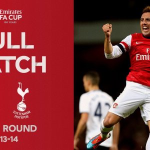 FULL MATCH | Gunners Dominate North London Derby | Arsenal vs Tottenham | Emirates FA Cup 2013-14