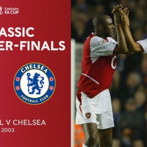 FULL MATCH | Arsenal and Chelsea Battle in 2003 Quarter-Final | Emirates FA Cup 20-21